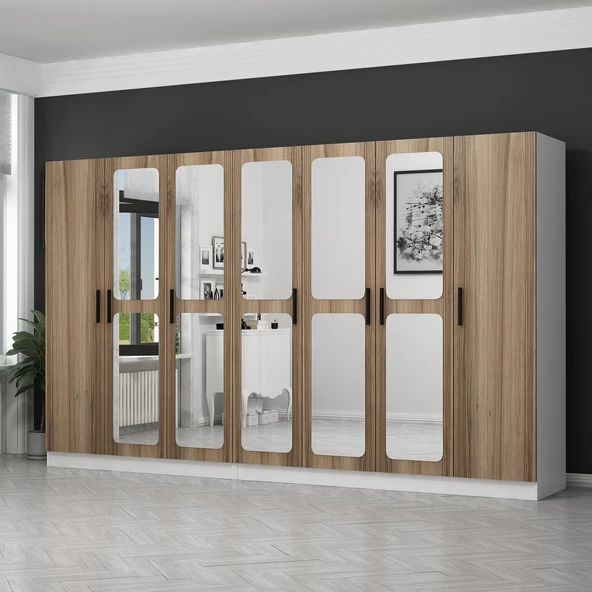 Minar Kale 210Cm 7K 5 Ayna 4Ç Dlp Pera - Resim 3