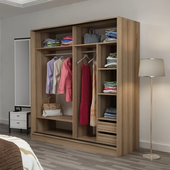 Minar Kale210 2K Sürgülü Dlp 220 Cm Dore Dore Royalmermer - Resim 6