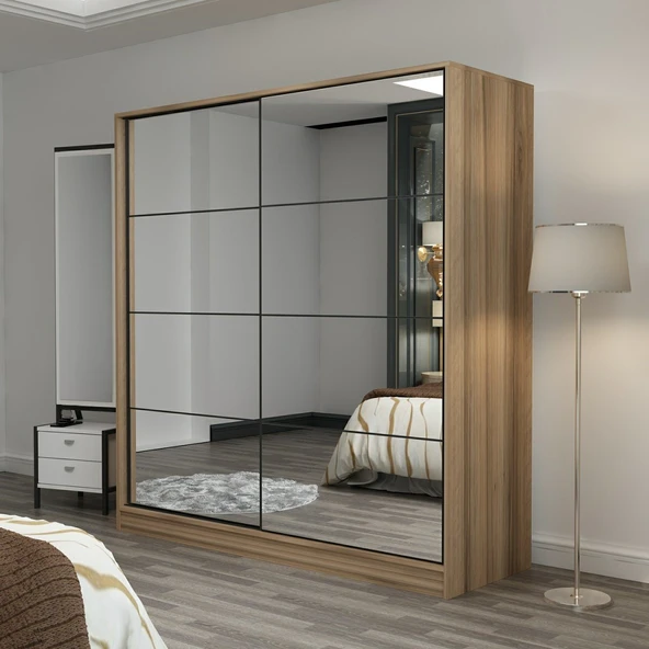 Minar Kale 210 2K Sürg Dlp 180Cm Dore Ayna - Resim 5