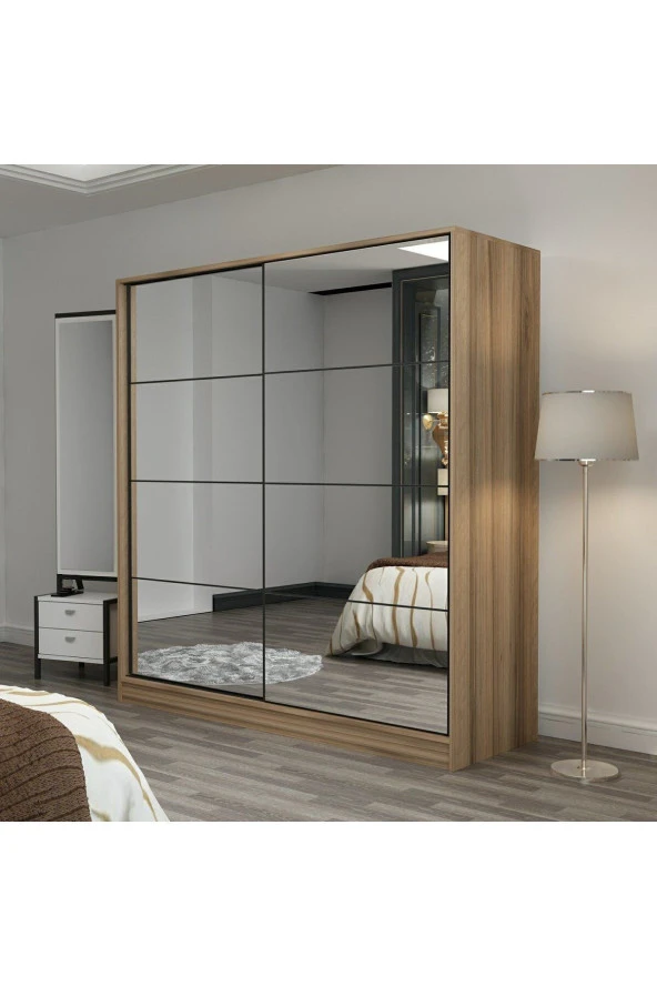 Minar Kale210 2k Sürgülü Dlp 220 Cm Dore Aynalı - Resim 4