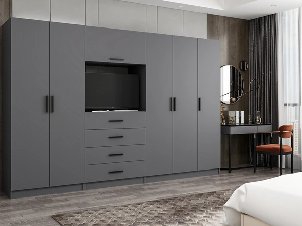 Minar Kale210 5 Kapaklı 2 Çek Tv Modüllü Dlp Antr - Resim 3