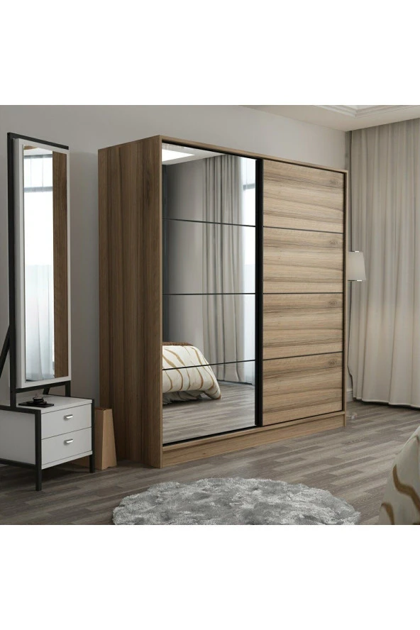 Minar Kale210 2k Sürgülü Dlp 220 Cm Dore Aynalı Dore - Resim 3