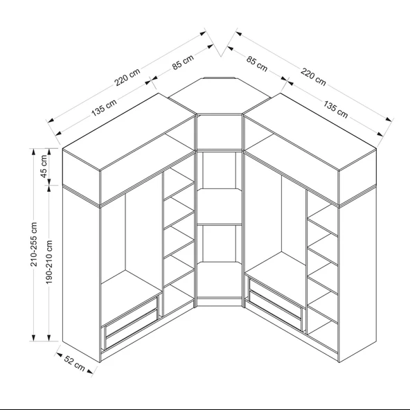 Minar Kale190 7 Kpk 4 Çek Köşe Dlp + Yüklük Antr Dore - Resim 8