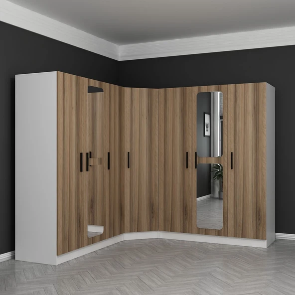 Minar Kale 210Cm 7K 2Ayna 4Ç Köşe Dlp Pera - Resim 5