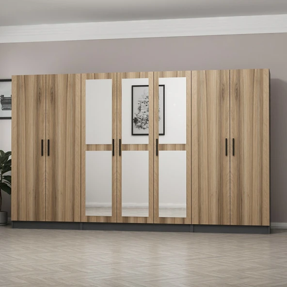 Minar Kale 210Cm 7K 3Ayna 2Cek Dlp Antr Dore - Resim 3