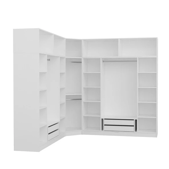 Minar Kale190 9 Kapaklı 4 Çek Köşe Dolap + Yüklük Byz Mebran - Resim 6