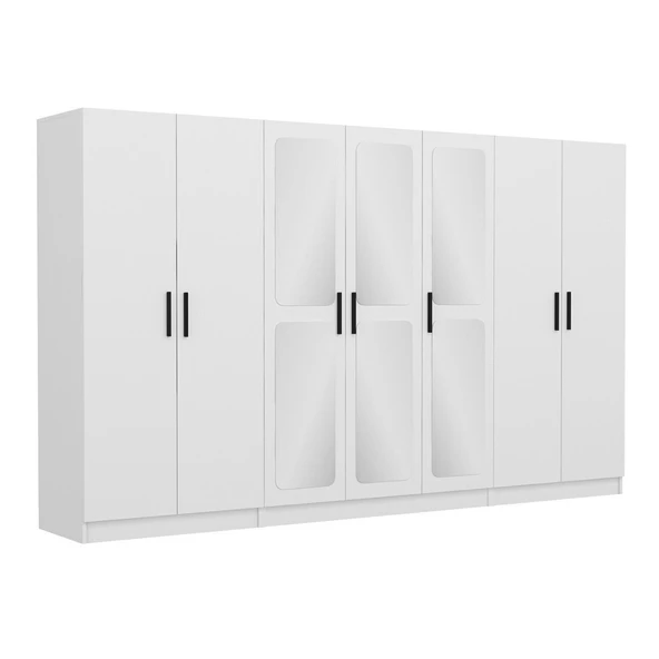 Minar Kale Zincir 7K 3 Aynalı 2Ç Dlp-Beyaz 2+2+3 - Resim 6