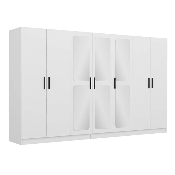 Minar Kale Zincir 7K 3 Aynalı 4Ç Dlp-Beyaz 3+4 - Resim 6