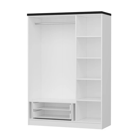 Minar Kale Plus 3K 2Ç Dolap-Beyaz - Resim 7