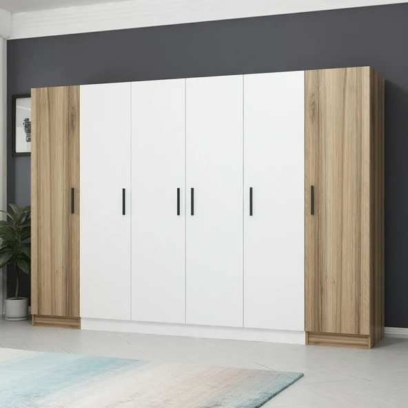 Minar Kale 6 Kpk 2 Çek Dolap-Beyaz Dore - Resim 5