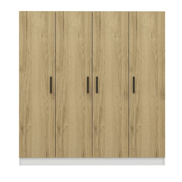 Minar Kale Zincir 4K 2Ç Dolap Pera Ceviz - Resim 5