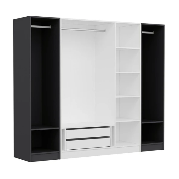 Minar Kale 5 Kpk 2 Çek Dolap-Beyaz Antr - Resim 7