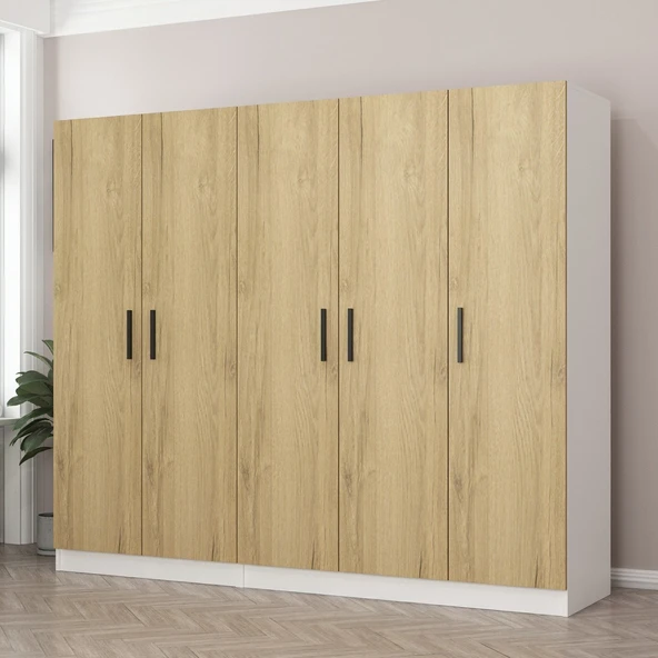 Minar Kale Zincir 5K 2Ç Dolap Pera Ceviz 2+3 - Resim 3