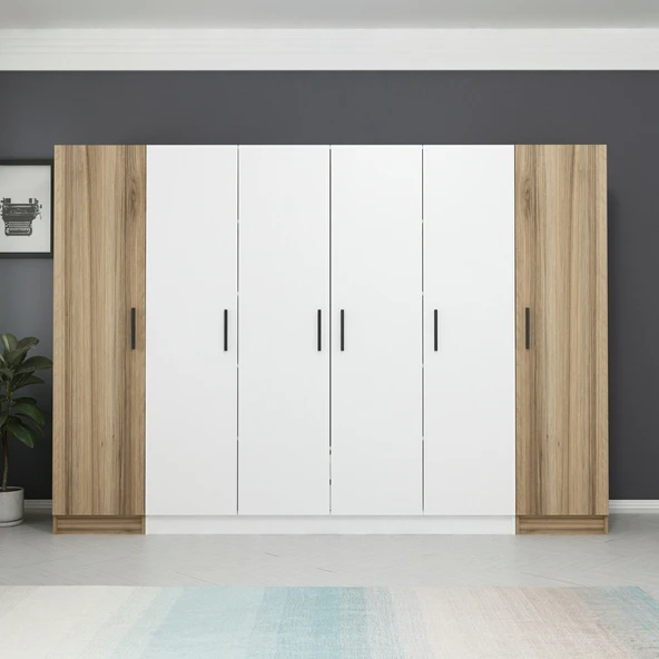 Minar Kale 6 Kpk 2 Çek Dolap-Beyaz Dore - Resim 3