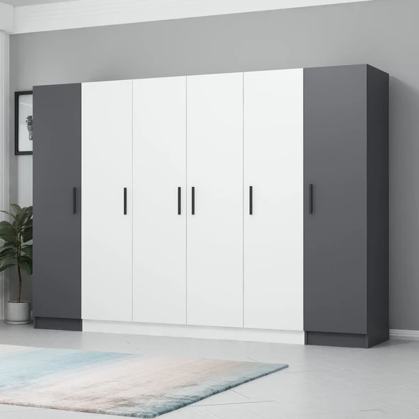 Minar Kale 6 Kpk 2 Çek Dolap-Beyaz Antr - Resim 2