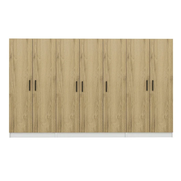 Minar Kale Zincir 7K 2Ç Dolap Pera Ceviz 2+2+3 - Resim 5