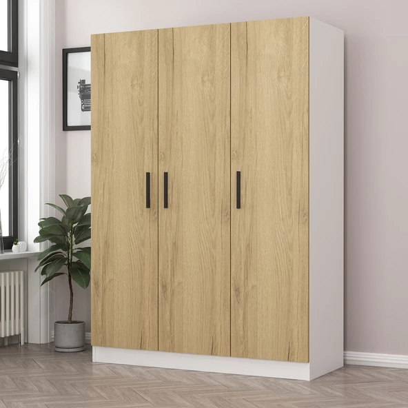 Minar Kale Zincir 3K2Ç Dolap Pera Ceviz - Resim 3