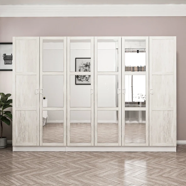 Minar Kale 210Cm 6 Prfl.Kpk.2Ç 4 Ayna.Dlp-Nstlj ürün görseli