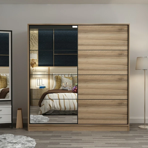 Minar Kale 2K Sürg.Dlp 180Cm Dore Aynalı Dore ürün görseli 1