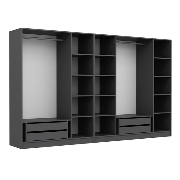 Minar Kale 190Cm 7 Bolme 4 Cek Gıyınme Dlp Antr - Resim 4