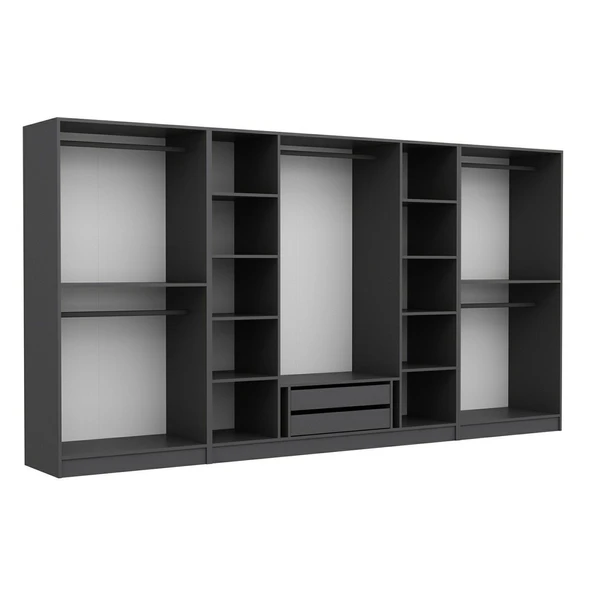 Minar Kale 210Cm 8 Bolme 2 Cek Gıyınme Dlp Antr - Resim 4