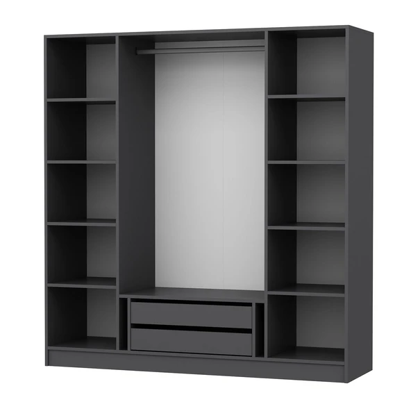 Minar Kale 190Cm 4 Bolme 2 Cek Gıyınme Dlp Antr - Resim 3