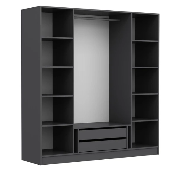 Minar Kale 210Cm 4 Bolme 2 Cek Gıyınme Dlp Antr - Resim 2