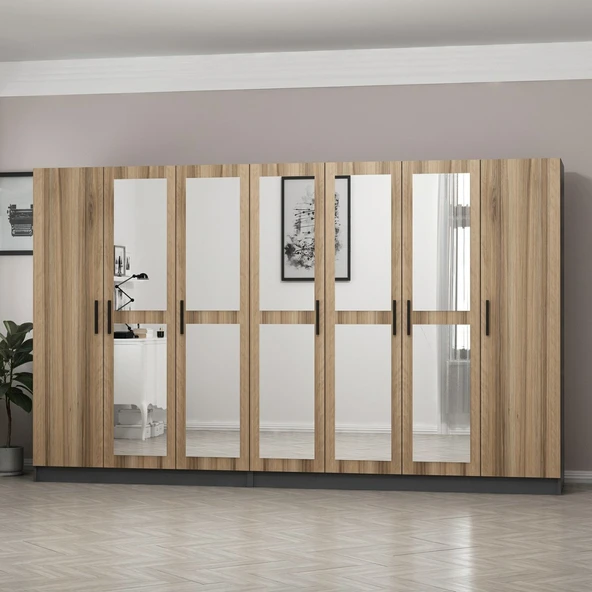 Minar Kale 210Cm 7K 5Ayna 4Cek Dlp Antr Dore - Resim 3