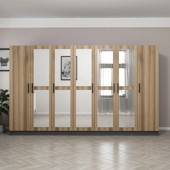 Minar Kale 210Cm 7K 5Ayna 4Cek Dlp Antr Dore - Resim 2