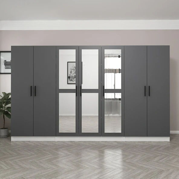 Minar Kale 210Cm 7K 3Ayna 2Cek Dlp Byz Antr - Resim 2