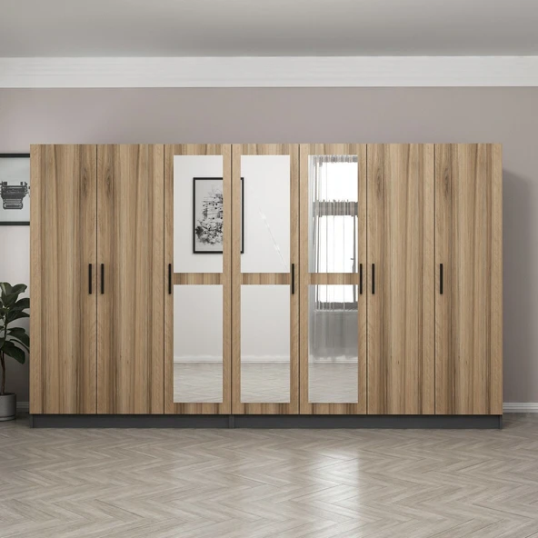 Minar Kale 210Cm 7K 3Ayna 4Cek Dlp Antr Dore - Resim 2