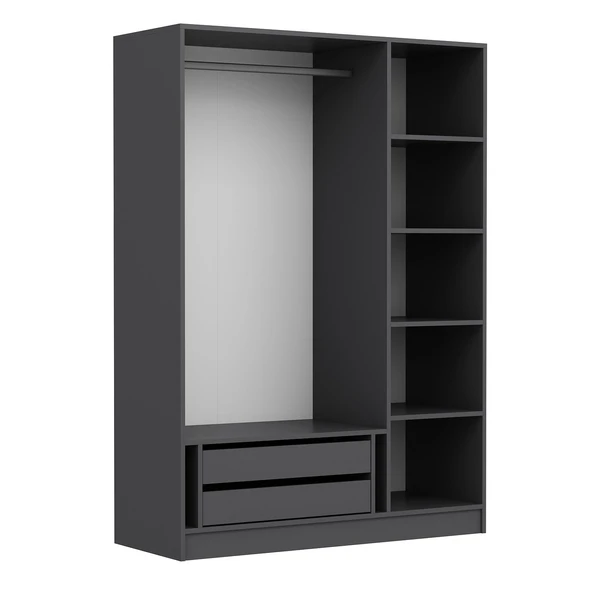 Minar Kale 210Cm 3 Bolme 2 Cek Gıyınme Dlp Antr - Resim 2