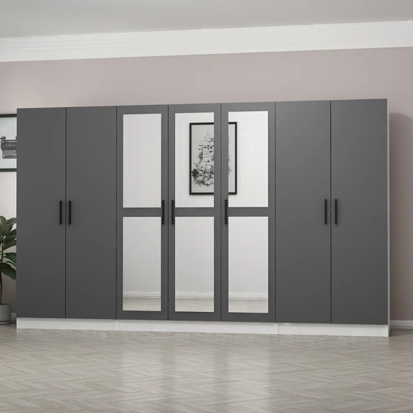 Minar Kale 210Cm 7K 3Ayna 2Cek Dlp Byz Antr - Resim 3