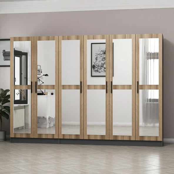 Minar Kale 210Cm 6K 6Ayna 2Cek Dlp Antr Dore - Resim 3