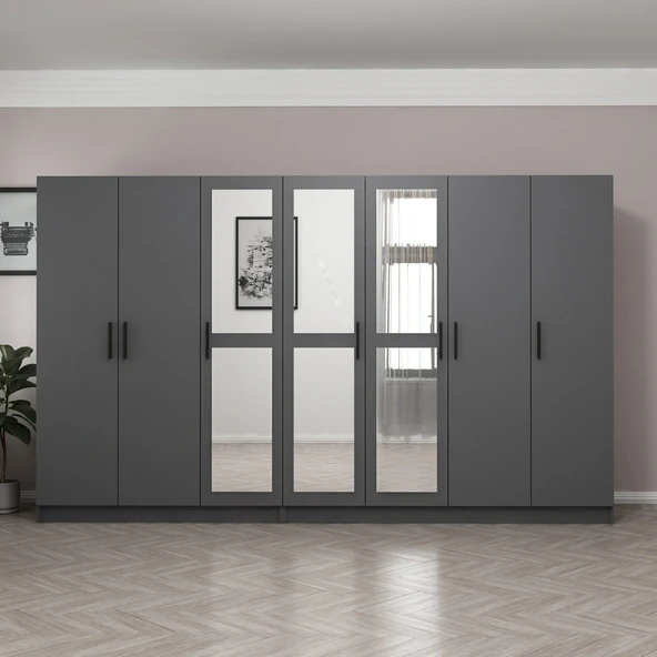 Minar Kale 210Cm 7K 3Ayna 4Cek Dlp Antr-Antr - Resim 2