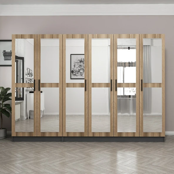 Minar Kale 190Cm 6K 6Ayna 2Cek Dlp Antr Dore - Resim 2