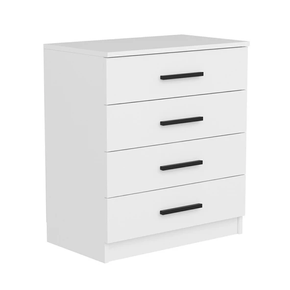 Minar D2002-Kale Şifonyer 4C-Beyaz - Resim 5