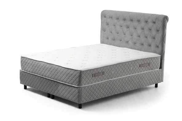 Minar Sonata Baza+Başlık Gri 90X190 - Resim 3