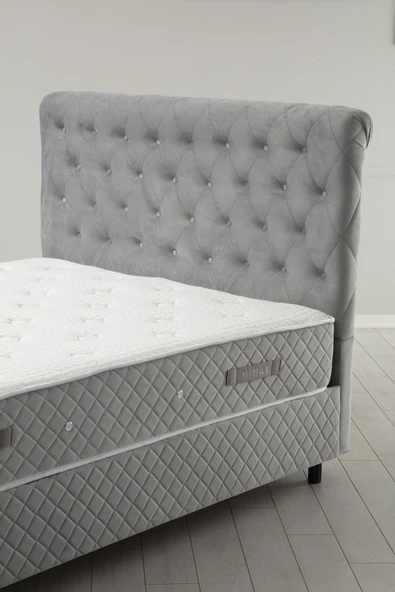 Minar Sonata Baza+Başlık Gri 120X200 - Resim 4