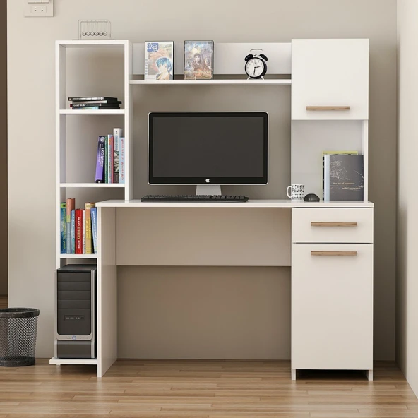 Minar Merry Çalışma Masası - Beyaz - 2