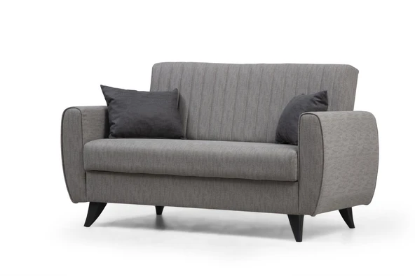 Minar Alkon İkili Koltuk-Açık Gri 99 - Resim 5