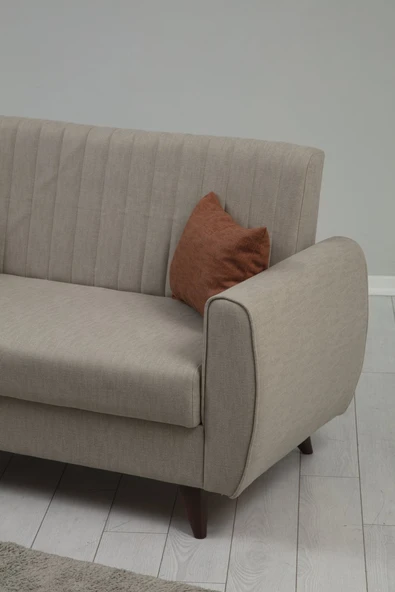 Minar Alkon İkili Koltuk-Bej 92 - Resim 3