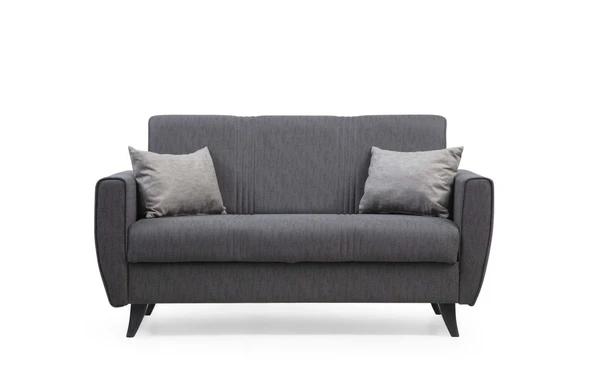 Minar Zaden İkili Koltuk-Koyu Gri 100 - Resim 4