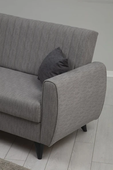 Minar Alkon İkili Koltuk-Açık Gri 99 - Resim 3