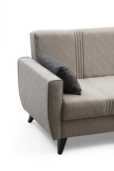 Minar Zaden Köşe Koltuk - Açık Gri 99 - Resim 4