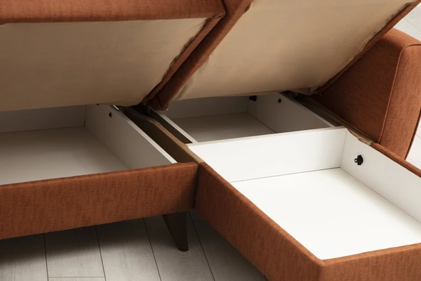 Minar Alkon Köşe Koltuk - Kiremit 95 - Resim 6