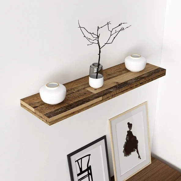 Minar Gizli Raf Tutuculu D.Rafı 80Cm-Old Style - Resim 3