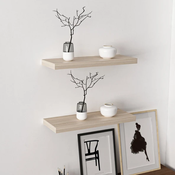 Minar Gizli Raf Tutuculu 2 Li D.Rafı 60Cm-Sonomo - 2