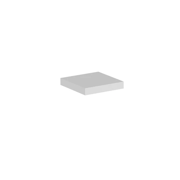 Minar Gizli Raf Tutuculu Duvar Rafı 23Cm-Beyaz - 5