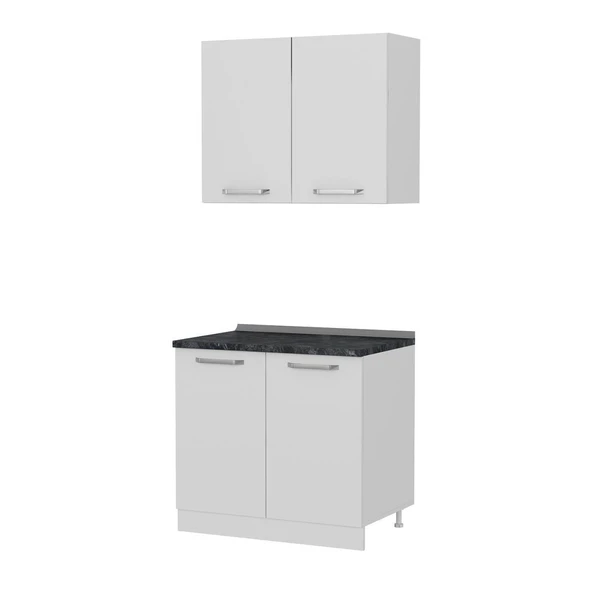 Minar 90 Cm Mutfak Dolabı Beyaz 90-B1 - Resim 4